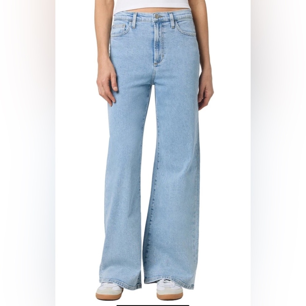 JOE'S JEANS HIGH RISE WIDE LEG JEANS AMSTERDAM LIGHT WASH WOMENS SZ 27 NWT